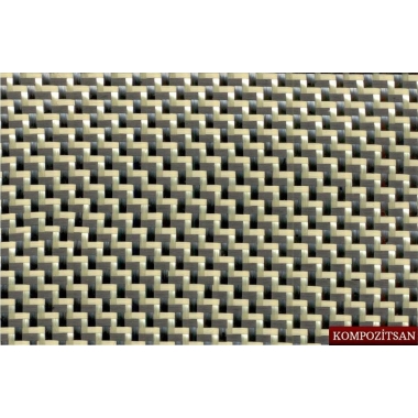 Carbon Kevlar Fiber Fabric 210gr/m2 Plain